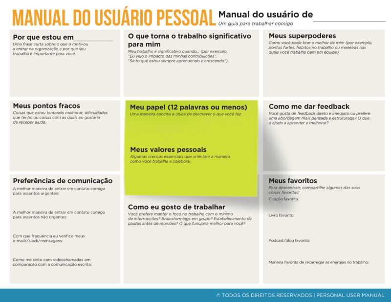 Manual de Usuário Pessoal